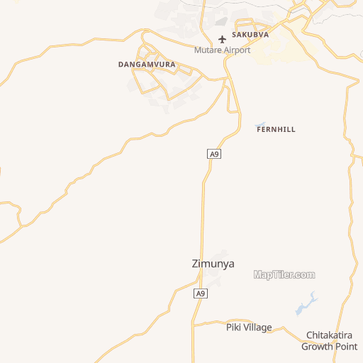 Mutambara Map Hardware services in Mutare